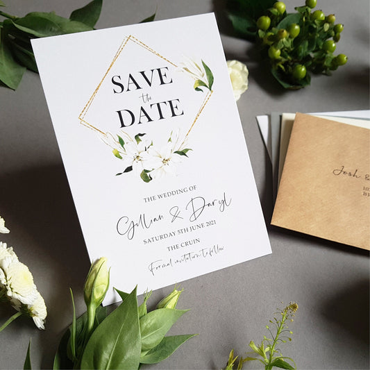 Lily Save the Date Cards