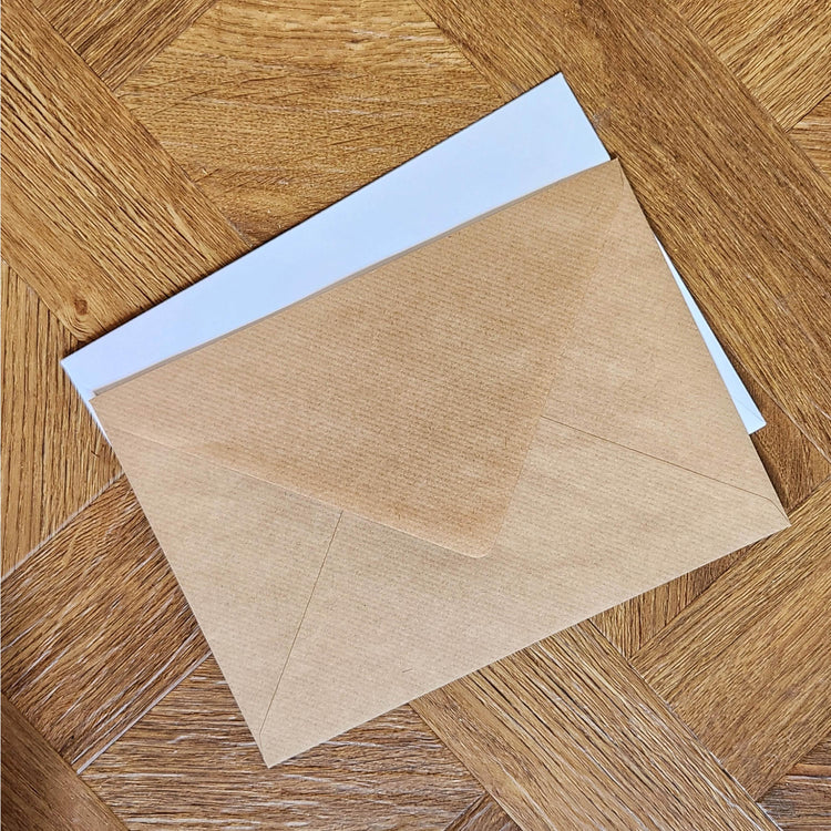 Minimalist Wedding Invitation Set with Envelopes